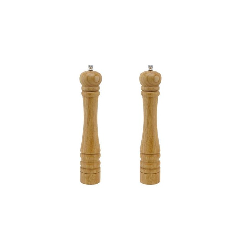 Ensemble de 2 Moulins a poivre manuel - FACKELMANN PROFESIONAL - Coule