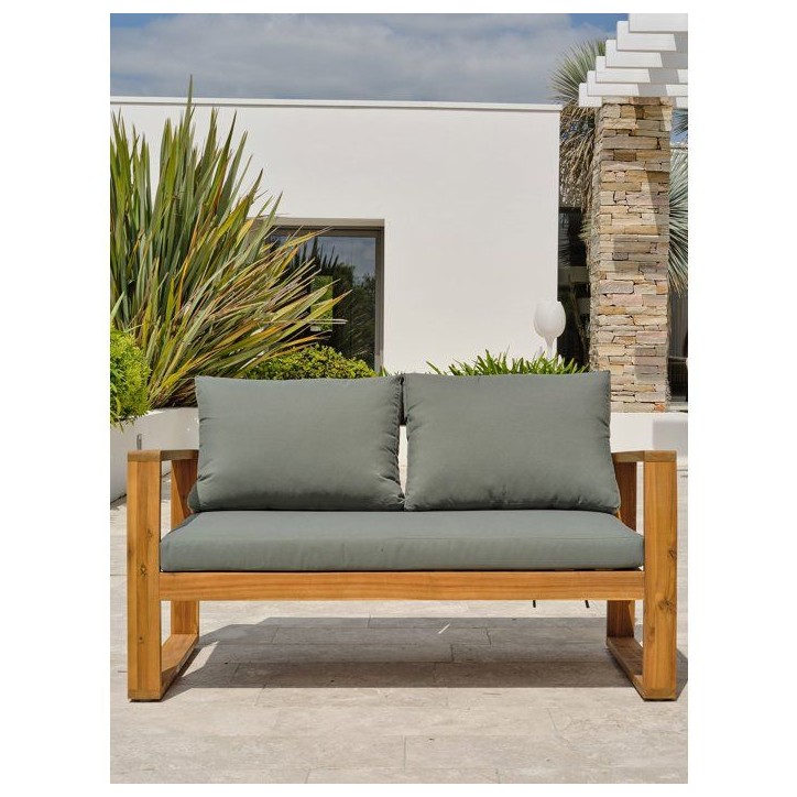 Salon bas de jardin - Olive - Bois d'acacia - 4 places - Aracaju Salon bas de jardin - Olive - Bois d'acacia - 4 places - Aracaju