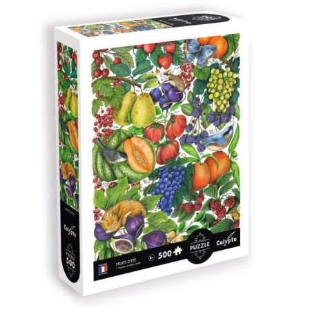 Puzzle - SENTOSPHERE - Calypto - 500 pieces - Les fruits d'été - Tou