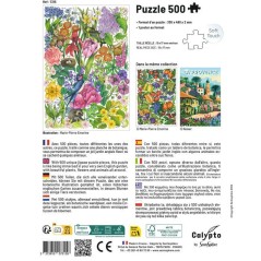 Puzzle - SENTOSPHERE - Calypto - 500 pieces - Les fleurs du Printemps