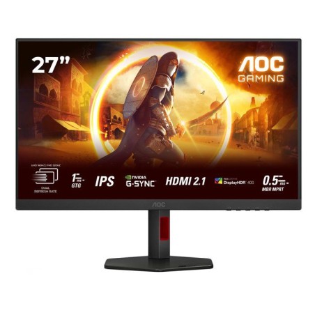 Ecran PC Gamer - AOC - 27'' - 4K 160Hz / FHD 320Hz - Dalle Fast IPS -
