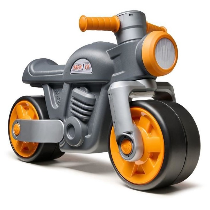Draisienne Moto Premier - FALK - Avec roues silencieuses - Gris - 75% Plastique Recyclé - 100% Fabriqué en France - Des 12 mo Draisienne Moto Premier - FALK - Avec roues silencieuses - Gris - 75% Plastique Recyclé - 100% Fabriqué en France - Des 12 mo