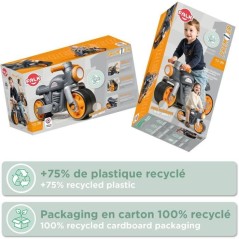 Draisienne Moto Premier - FALK - Avec roues silencieuses - Gris - 75%