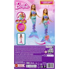 Poupée Sirene - Barbie - Flower Magic - Fleurs Éclorent - Jouable da