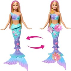 Poupée Sirene - Barbie - Flower Magic - Fleurs Éclorent - Jouable da