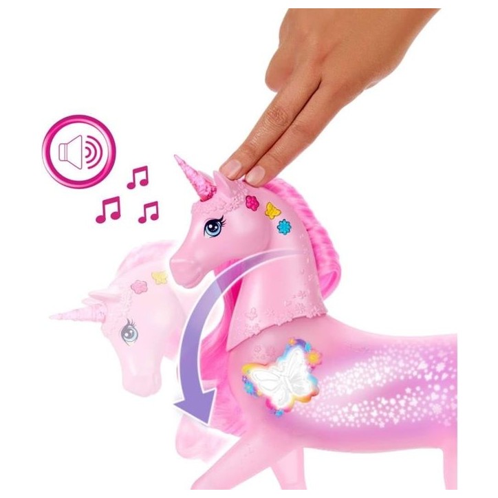 Licorne Sons - MATTEL - JCP78 - 20 combinaisons de sons - Lumieres personnalisables - Pour enfants 3-10 ans Licorne Sons - MATTEL - JCP78 - 20 combinaisons de sons - Lumieres personnalisables - Pour enfants 3-10 ans