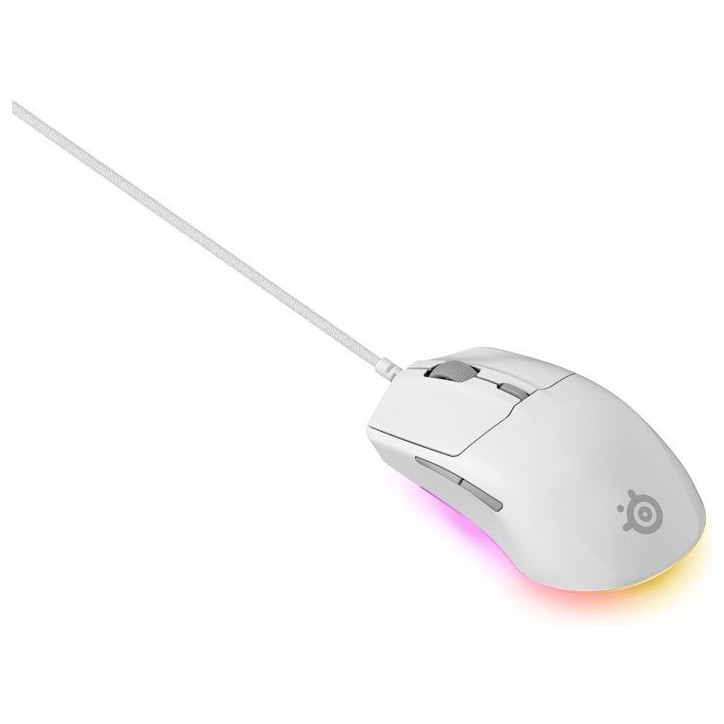Souris gaming filaire - STEELSERIES - Rival 3 Gen 2 - Blanc Souris gaming filaire - STEELSERIES - Rival 3 Gen 2 - Blanc