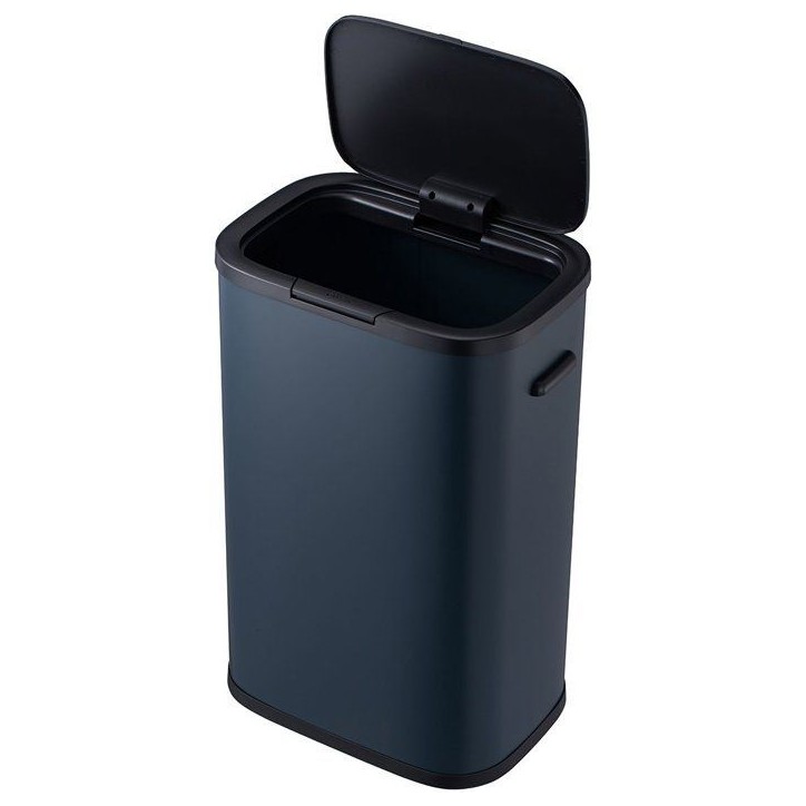 Poubelle de cuisine 60L PORTLAND – Ouverture push par pression – Acier inox Gris – KITCHEN MOVE Poubelle de cuisine 60L PORTLAND – Ouverture push par pression – Acier inox Gris – KITCHEN MOVE