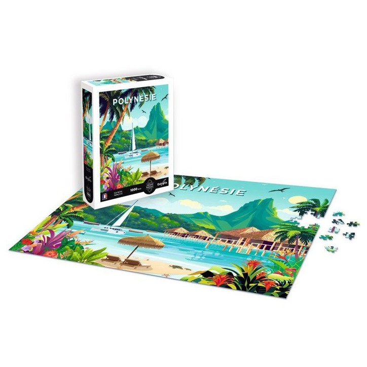 Puzzle - SENTOSPHERE - Calypto - 1000 pieces - Polynérise Française - Toucher soyeux - Des 9 ans Puzzle - SENTOSPHERE - Calypto - 1000 pieces - Polynérise Française - Toucher soyeux - Des 9 ans