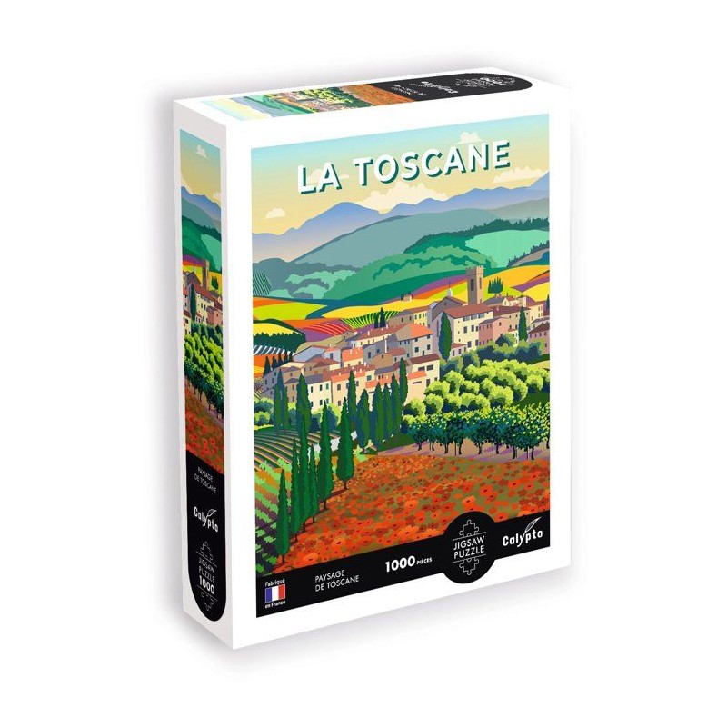 Puzzle - SENTOSPHERE - Calypto - 1000 pieces - Paysage de la Toscane -