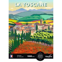 Puzzle - SENTOSPHERE - Calypto - 1000 pieces - Paysage de la Toscane -