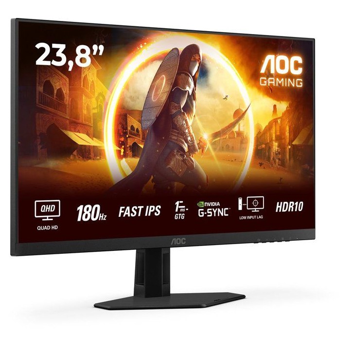 Ecran PC Gamer - AOC - 23,8'' - QHD - 180Hz - Dalle Fast IPS - 0,5ms - Q24G4RE Ecran PC Gamer - AOC - 23,8'' - QHD - 180Hz - Dalle Fast IPS - 0,5ms - Q24G4RE