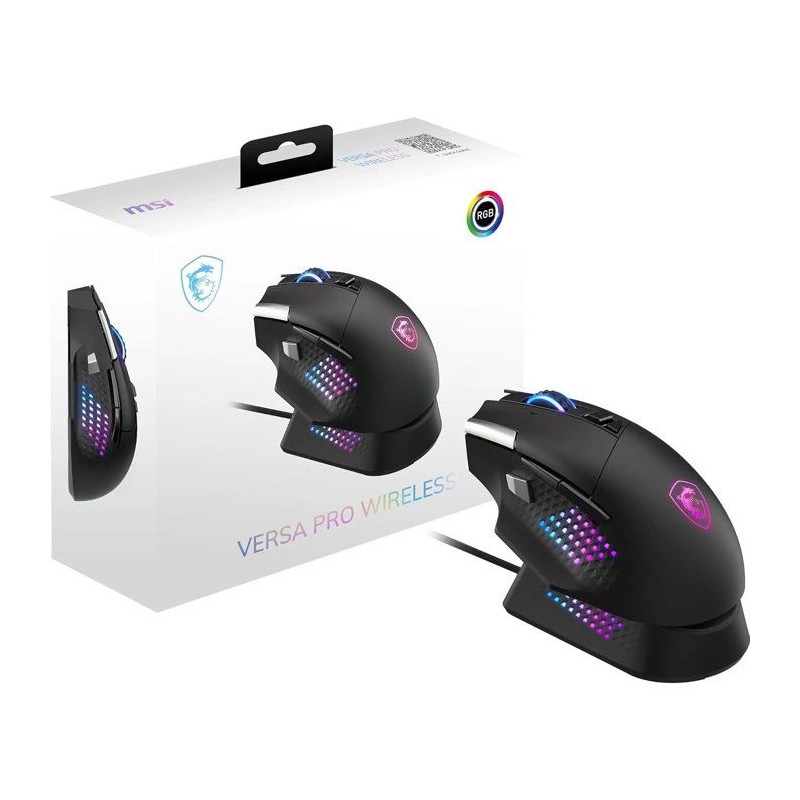 Souris gamer sans fil Bluetooth/2,4 GHz/USB - MSI VERSA PRO Wireless -