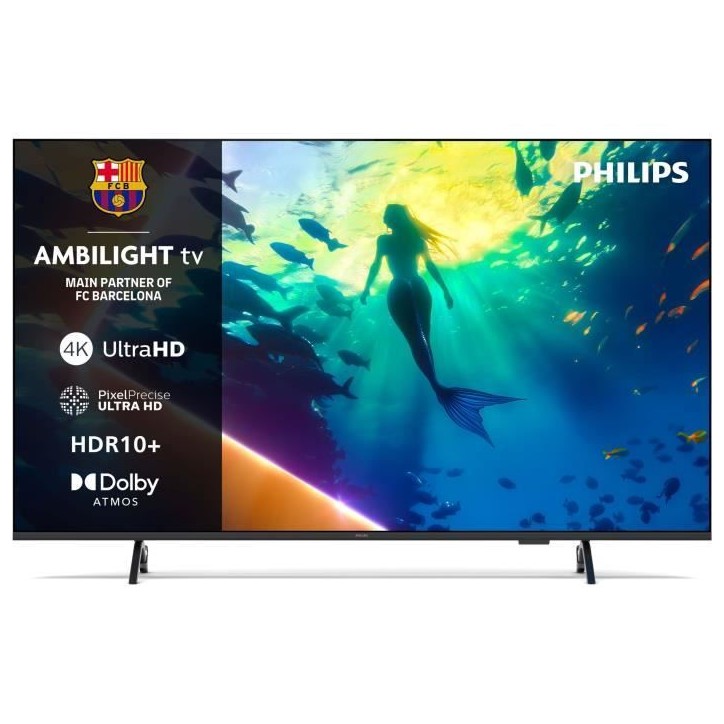 Philips 65PUS8000 Ambilight - TV LED 65 (164 cm) - 4K UHD - HDR10+ - Smart TV - 3xHDMI