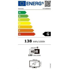 Samsung 75U8005F - TV LED 75 (190 cm) - 4K UHD 3840x2160 - HDR - Smart