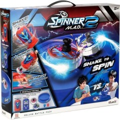 Jeu d'ambiance - SILVERLIT - SPINNER MAD 2 - 2 toupies - 1 arene - a p
