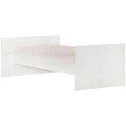 Lit Combiné - 120x60cm - Evolutif en 90x190cm - Babyprice Joy Naturel