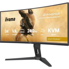 Ecran PC Gamer incurvé - IIYAMA - 34 - WQHD - 240Hz - Dalle VA - 0.4ms - Réglable en hauteur - G-Master GCB3486WQSCP-B1