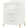 Lit Combiné - 120x60cm - Evolutif en 90x190cm - Babyprice Joy Naturel