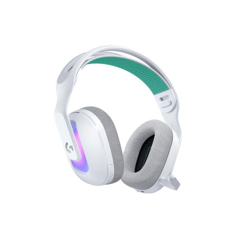 Casque gamer - sans fil - Logitech G - G522 - Lightspeed - Blanc