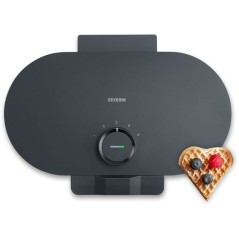 Gaufrier duo - SEVERIN - WA2118 - 1200 W - Formes de coeur - Revetemen