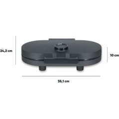 Gaufrier duo - SEVERIN - WA2118 - 1200 W - Formes de coeur - Revetemen