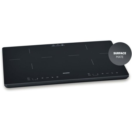 Plaque a induction portable - SEVERIN - 2 foyers - 60,0 x 38 x 4,2 cm