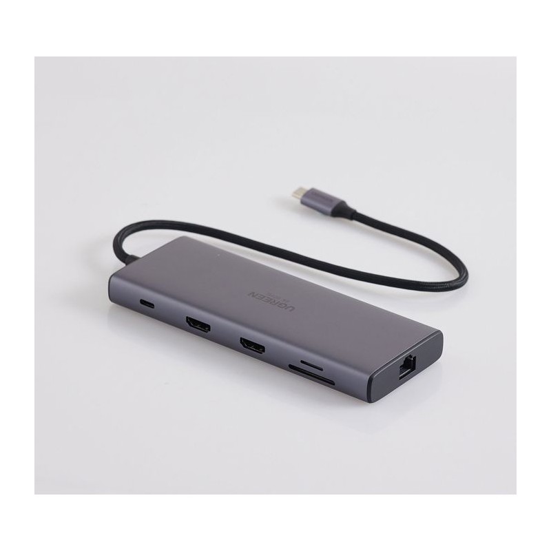 Hub USB-C 10 en 1 - UGREEN - Gris