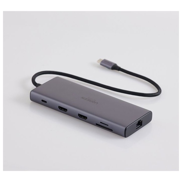 Hub USB-C 10 en 1 - UGREEN - Gris Hub USB-C 10 en 1 - UGREEN - Gris