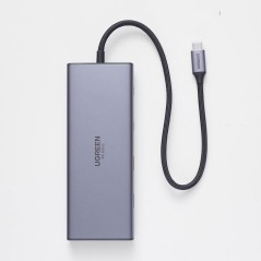 Hub USB-C 10 en 1 - UGREEN - Gris
