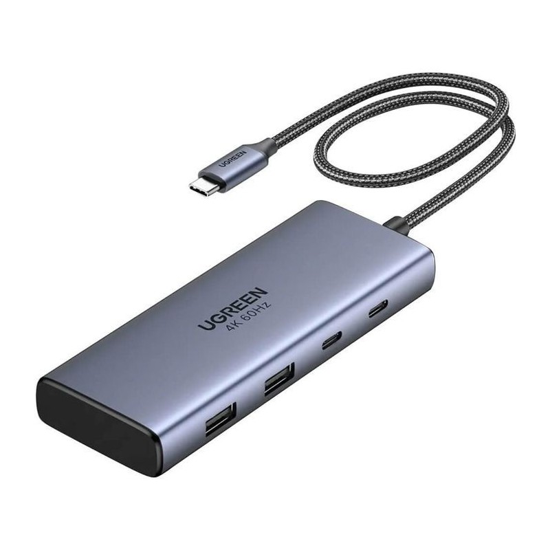 Hub USB-C 7 en 1 - UGREEN - Gris