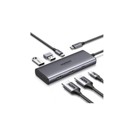 Hub USB-C 7 en 1 - UGREEN - Gris