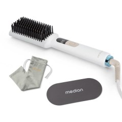Brosse chauffante - MEDION - MD19859 - 46 W - 5 niveaux de chaleur - 1