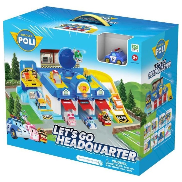 Playset QG - Garage mini véhicules - SILVERLIT - 1 véhicule inclus - Des 3 ans Playset QG - Garage mini véhicules - SILVERLIT - 1 véhicule inclus - Des 3 ans