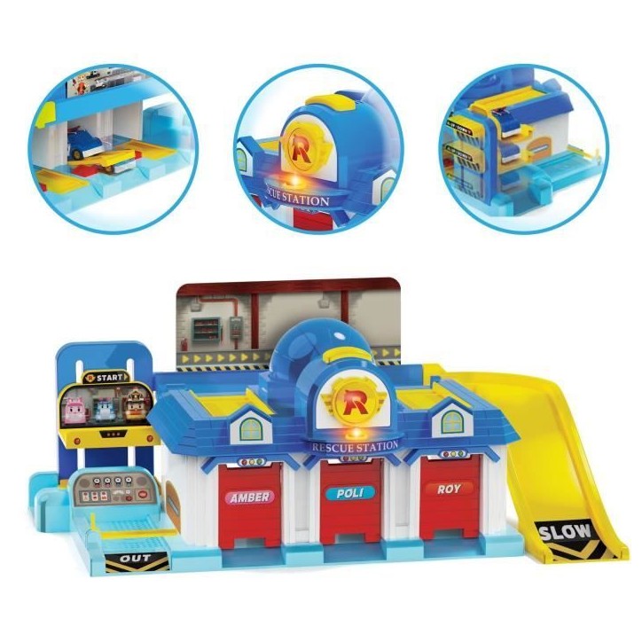 Playset QG - Garage mini véhicules - SILVERLIT - 1 véhicule inclus - Des 3 ans Playset QG - Garage mini véhicules - SILVERLIT - 1 véhicule inclus - Des 3 ans