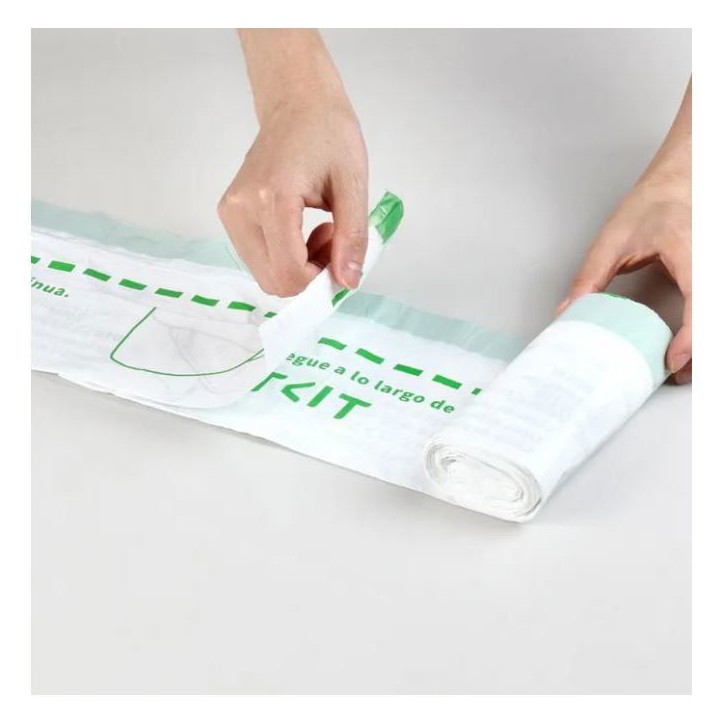 Lot de 5 rouleaux de 20 sacs poubelle - PETKIT - 8 L - Pour litiere automatique PETKIT PURAMAX 2 - Vert Lot de 5 rouleaux de 20 sacs poubelle - PETKIT - 8 L - Pour litiere automatique PETKIT PURAMAX 2 - Vert