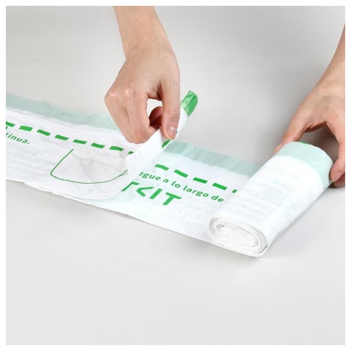 Lot de 5 rouleaux de 20 sacs poubelle - PETKIT - 8 L - Pour litiere automatique PETKIT PURAMAX 2 - Vert Lot de 5 rouleaux de 20 sacs poubelle - PETKIT - 8 L - Pour litiere automatique PETKIT PURAMAX 2 - Vert
