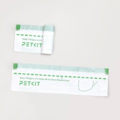 Lot de 5 rouleaux de 20 sacs poubelle - PETKIT - 8 L - Pour litiere au