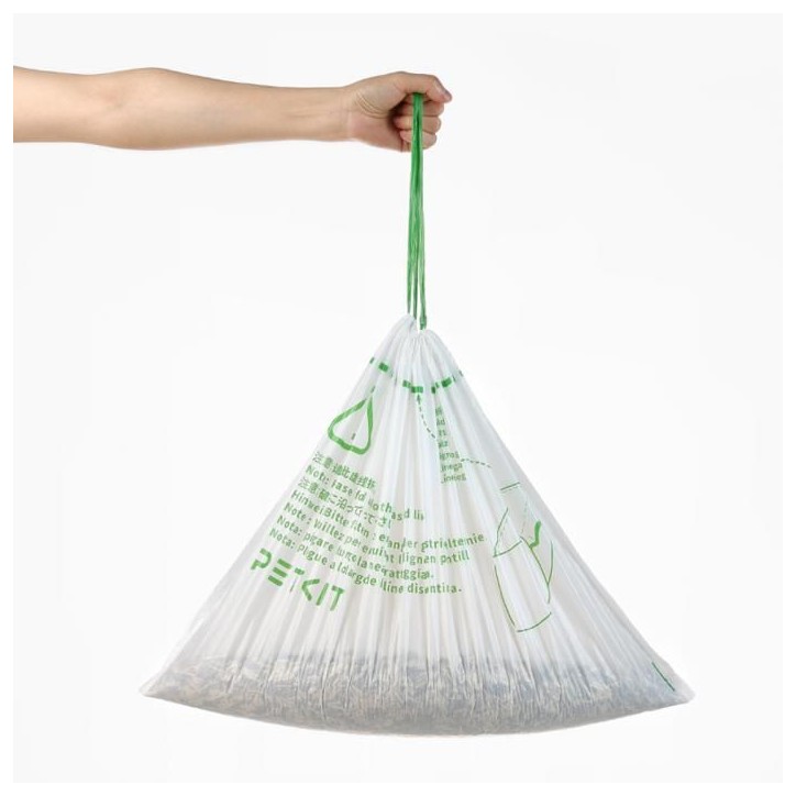 Lot de 5 rouleaux de 20 sacs poubelle - PETKIT - 8 L - Pour litiere automatique PETKIT PURAMAX 2 - Vert Lot de 5 rouleaux de 20 sacs poubelle - PETKIT - 8 L - Pour litiere automatique PETKIT PURAMAX 2 - Vert