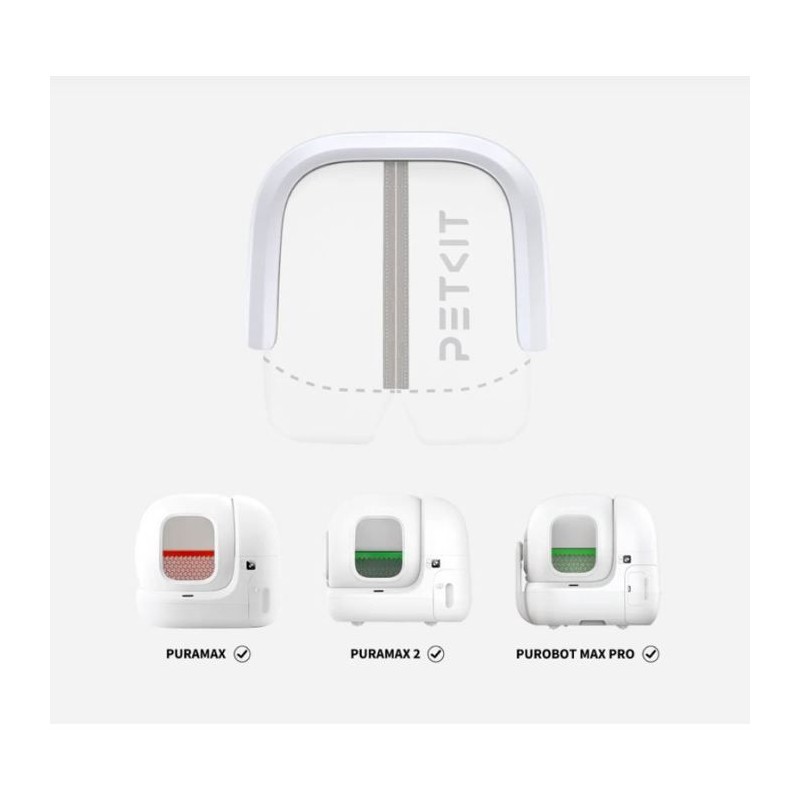 Rideau magnétique - PETKIT - 2.0 - Pour litiere PURAMAX & Purobot Max