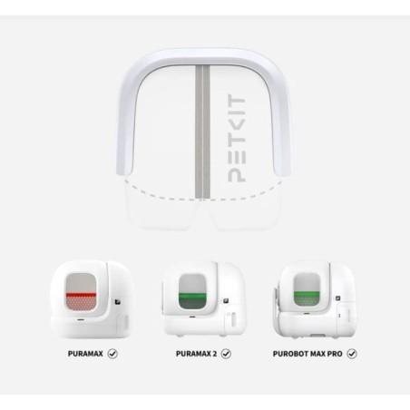 Rideau magnétique - PETKIT - 2.0 - Pour litiere PURAMAX & Purobot Max
