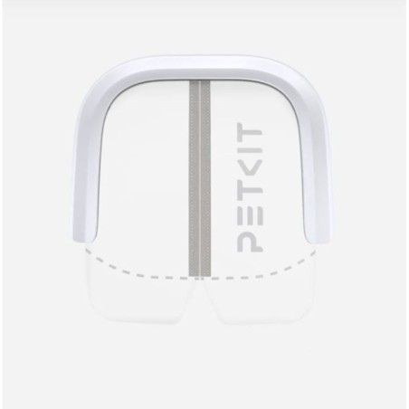 Rideau magnétique - PETKIT - 2.0 - Pour litiere PURAMAX & Purobot Max - Blanc