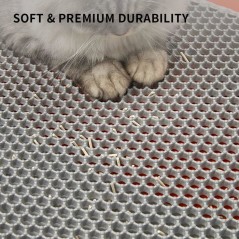 Tapis extérieur - PETKIT - Pour litiere PURAMAX & Pura X - Gris / Ora