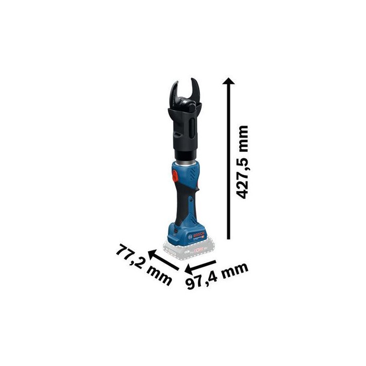 Coupe-câbles hydraulique sans-fil BOSCH PROFESSIONAL - GKH 18V-50 - 50 kN - 40 mm - Coffret Coupe-câbles hydraulique sans-fil BOSCH PROFESSIONAL - GKH 18V-50 - 50 kN - 40 mm - Coffret