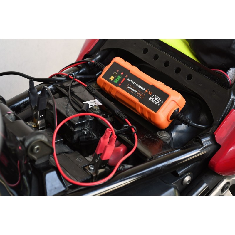 Chargeur batterie auto - XLPT - 1A - 20W - 12V - 3 m - Inclus câble d