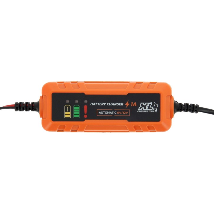 Chargeur batterie auto - XLPT - 1A - 20W - 12V - 3 m - Inclus câble détachable avec cosses a oeillet et crocodile Chargeur batterie auto - XLPT - 1A - 20W - 12V - 3 m - Inclus câble détachable avec cosses a oeillet et crocodile