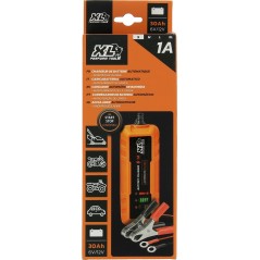 Chargeur batterie auto - XLPT - 1A - 20W - 12V - 3 m - Inclus câble d