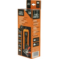 Chargeur batterie auto - XLPT - 1A - 20W - 12V - 3 m - Inclus câble d