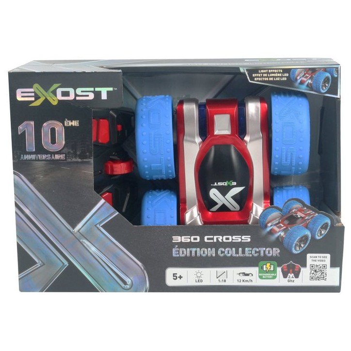 Voiture radiocommandée - EXOST - 360 Cross Version Collector- 2,4 GHz - Tout-terrain - Batterie rechargeable - Des 5 ans Voiture radiocommandée - EXOST - 360 Cross Version Collector- 2,4 GHz - Tout-terrain - Batterie rechargeable - Des 5 ans