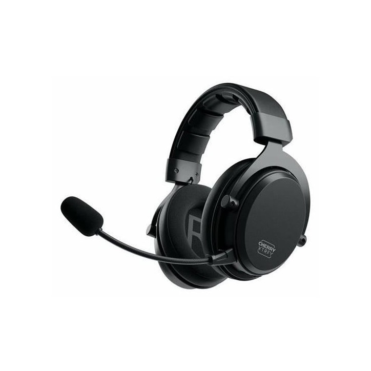 Casque de gaming sans fil Pro - CHERRY XTRFY H3W - Autonomie 100h - Bluetooth 5.1 - Noir Casque de gaming sans fil Pro - CHERRY XTRFY H3W - Autonomie 100h - Bluetooth 5.1 - Noir